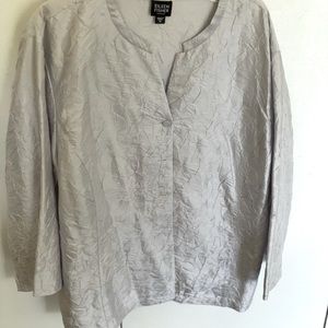 Eileen Fisher silk top/jacket. Barely worn!